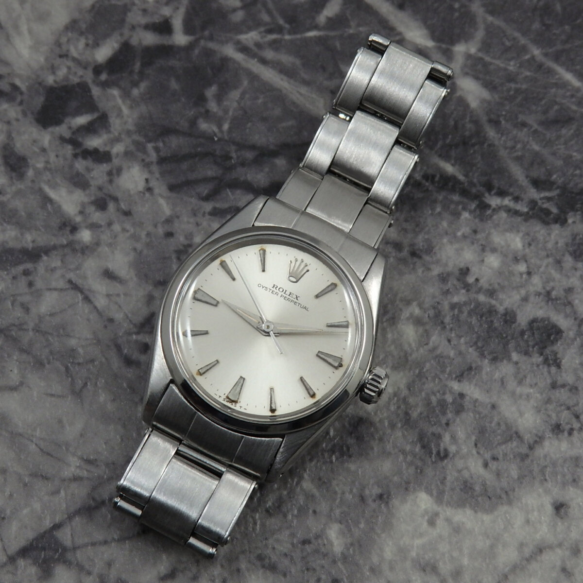 ロレックス純正 SWISS リベットブレス 19mm S.S【美品】1960年代
