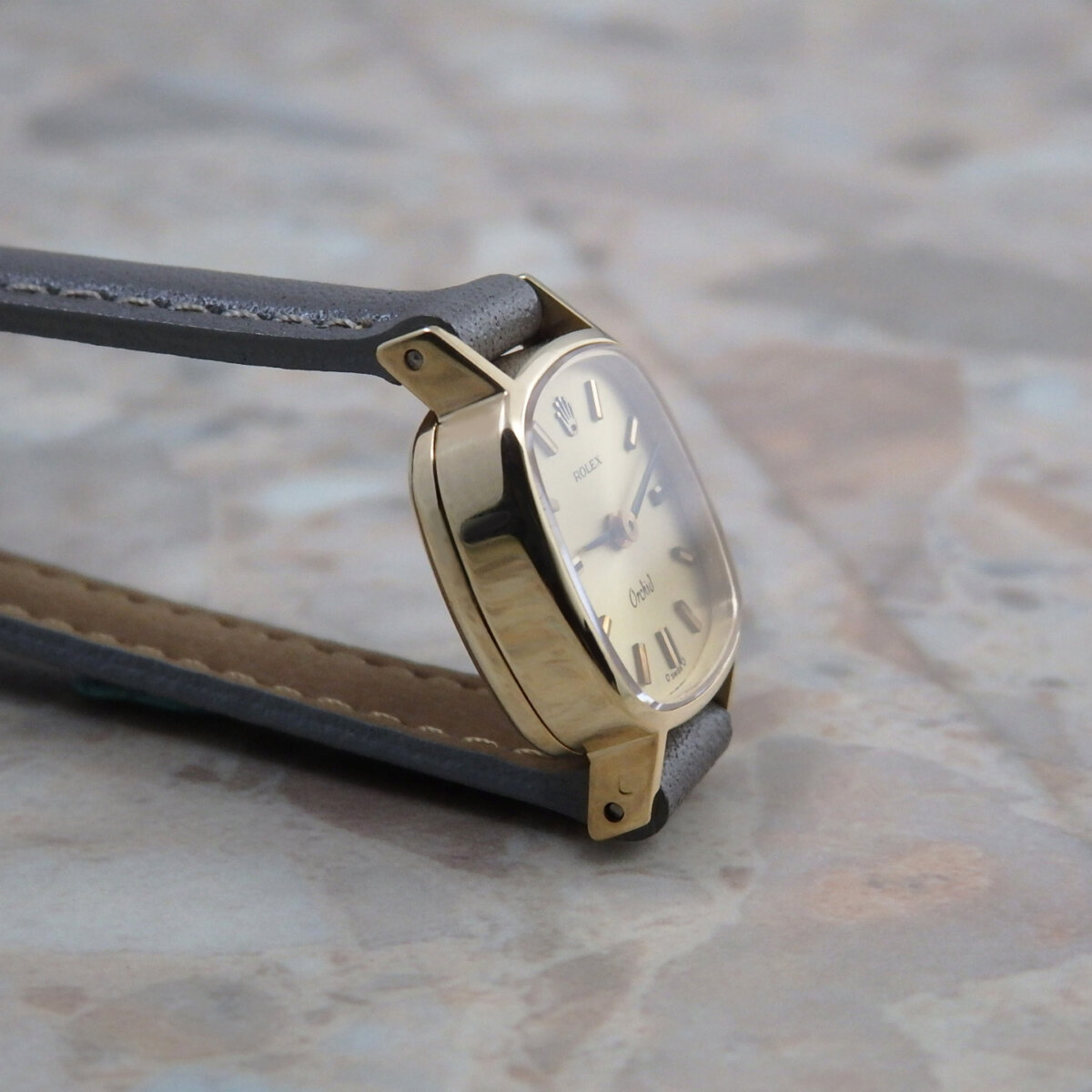 ROLEX 1973年製 18金無垢 ヴィンテージ レディースウォッチ