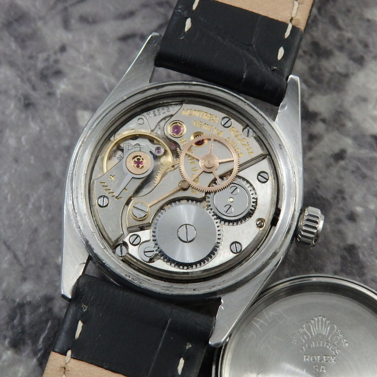 ROLEX オイスター スピードキング ブラック Ref.6420