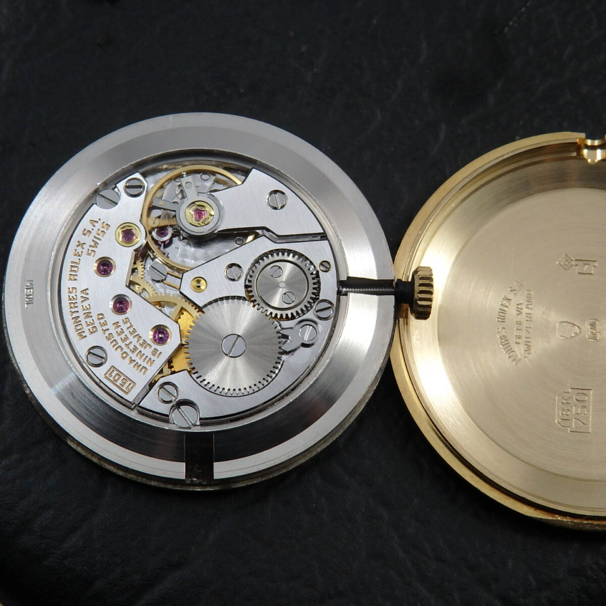 ロレックス アンティーク チェリーニ Ref.4112 YG シャンパンダイアル