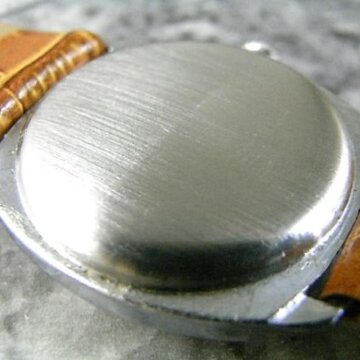 ロレックス ロルコ　希少アーミーケース センターセコンド 1940年代 ROLEX/ROLCO 側面 リューズ