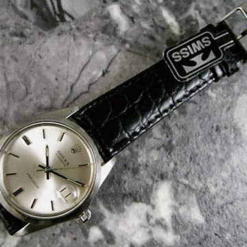 ロレックス オイスターデイト プレシジョン　6694 シルバーダイヤル キャリバー1225搭載 1967年製 正面全体