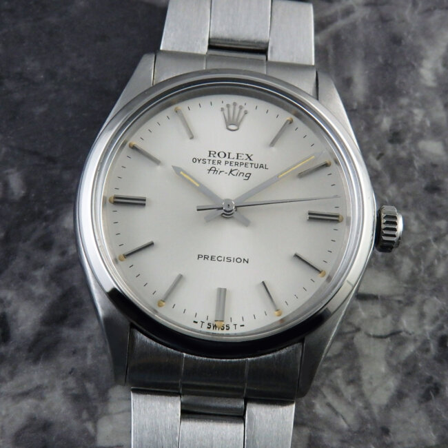 ロレックス エアキング シルバーダイヤル ROLEX AIR KING Ref.5500