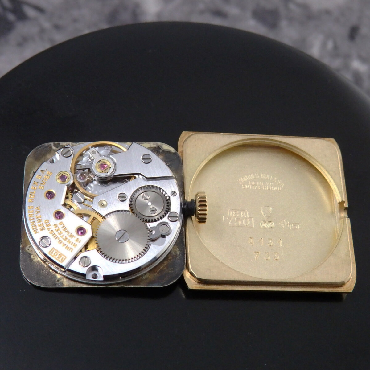 ロレックス 4131 チェリーニ YG シャンパンゴールド 希少 ローマ