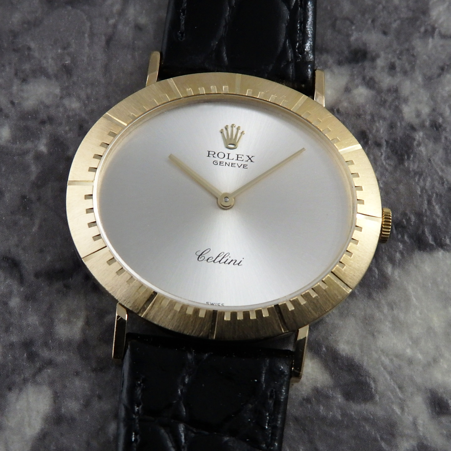 Rolex  アンティーク　チェリーニ１８K ROLEX CELLINI（ロレックス チェリーニ）18KYG Round Case- JeJe