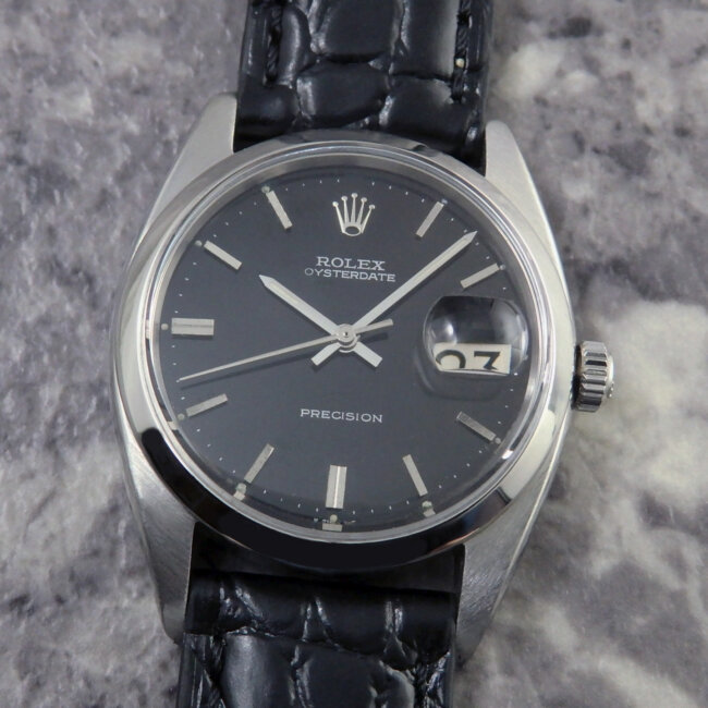 ロレックス オイスターデイト Ref.6694 ブラック