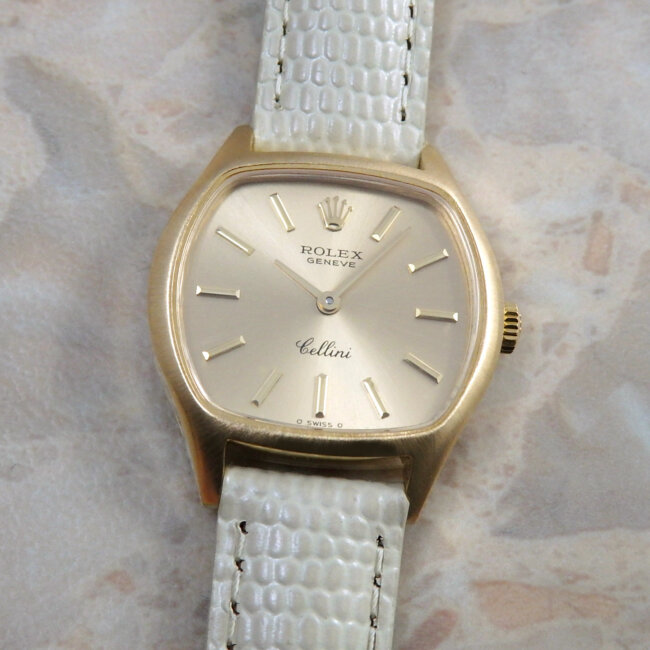ロレックス ヴィンテージ レディース チェリーニ 18KYG 1975年