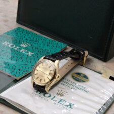 
                        ROLEX ロレックス デイトジャスト オイスターパーペチュアル 時計 18金 K18イエローゴールド 6917 自動巻き レディース 1979年:画像1
                  