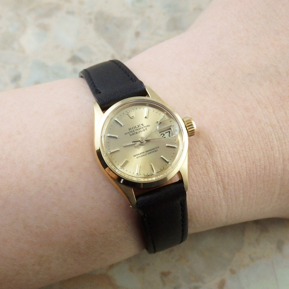 ヴィンテージ　ROLEX デイトジャスト　レディース ヴィンテージの風合いを残した90年代レディースモデル Ref.69174