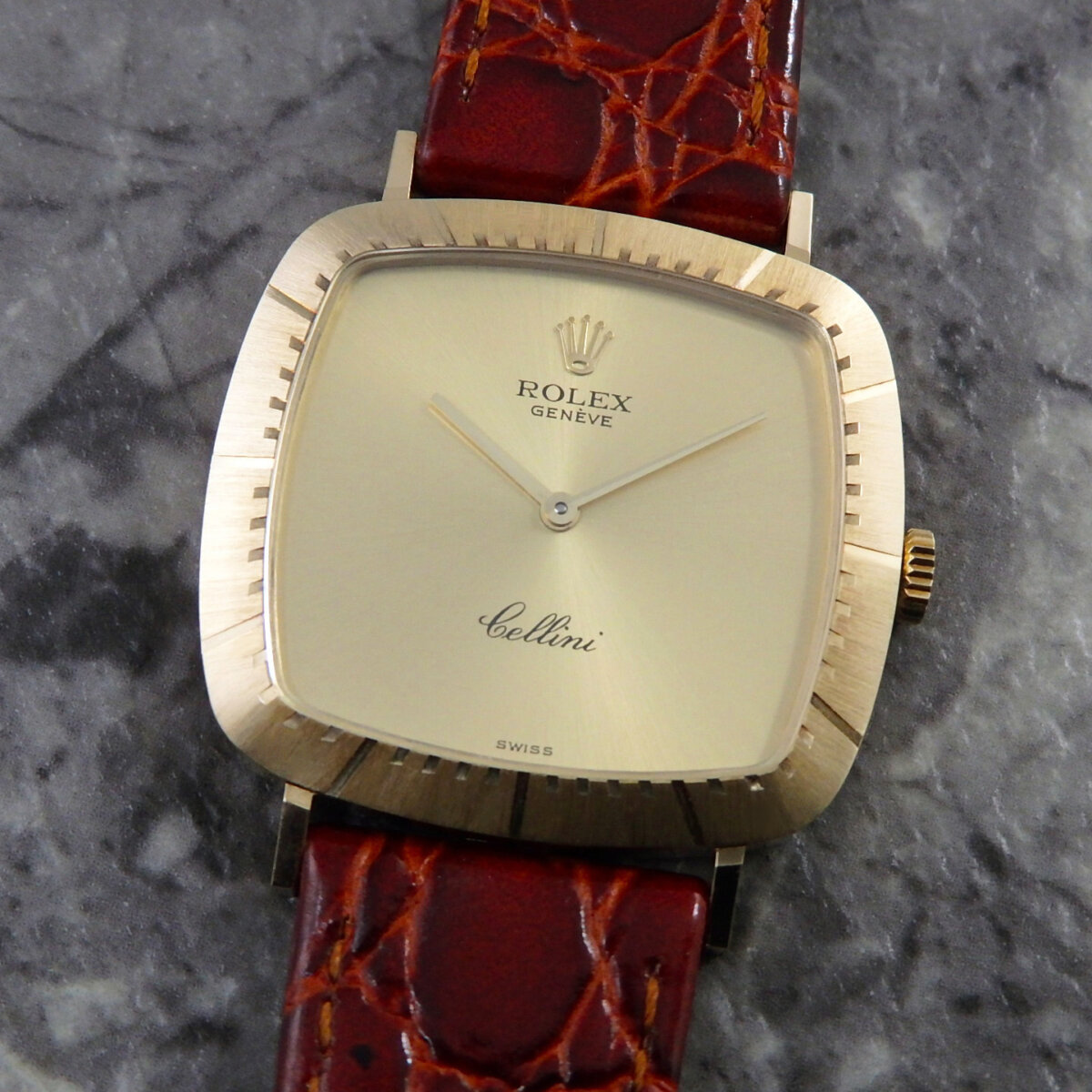 ロレックス壁掛け 希少品 ロレックス Cellini チェリーニ 4084 18KYG 金無垢 イエローゴールド