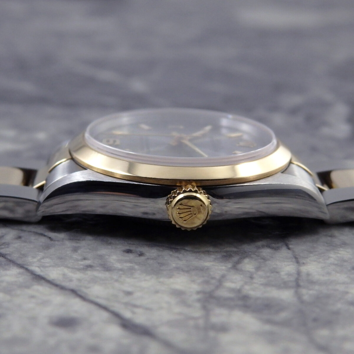 ロレックス ROLEX オイスターパーペチュアル 67483 YG/SS コンビ