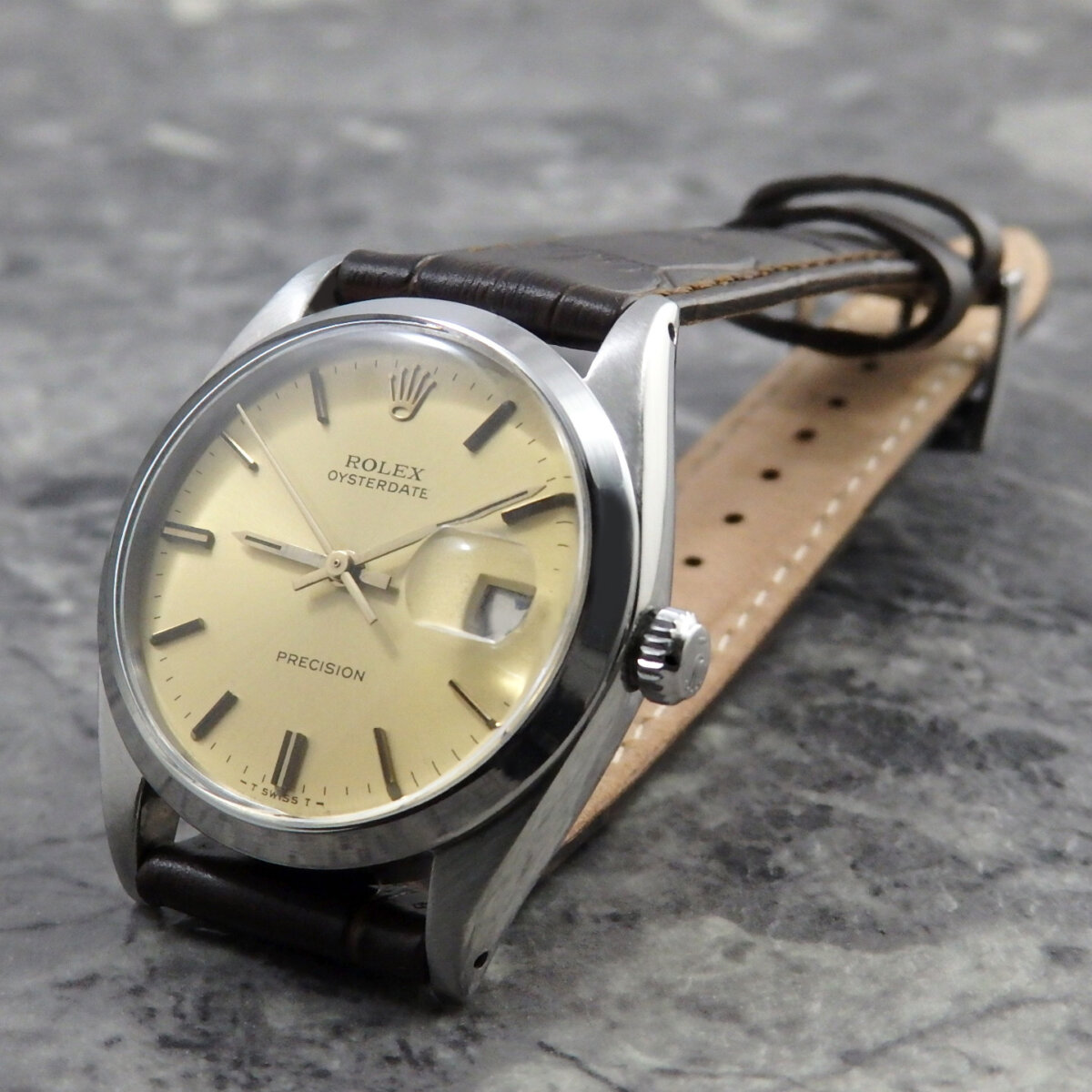 ロレックス オイスターデイト 6694 1964年製 ROLEX 腕時計 シャンパン