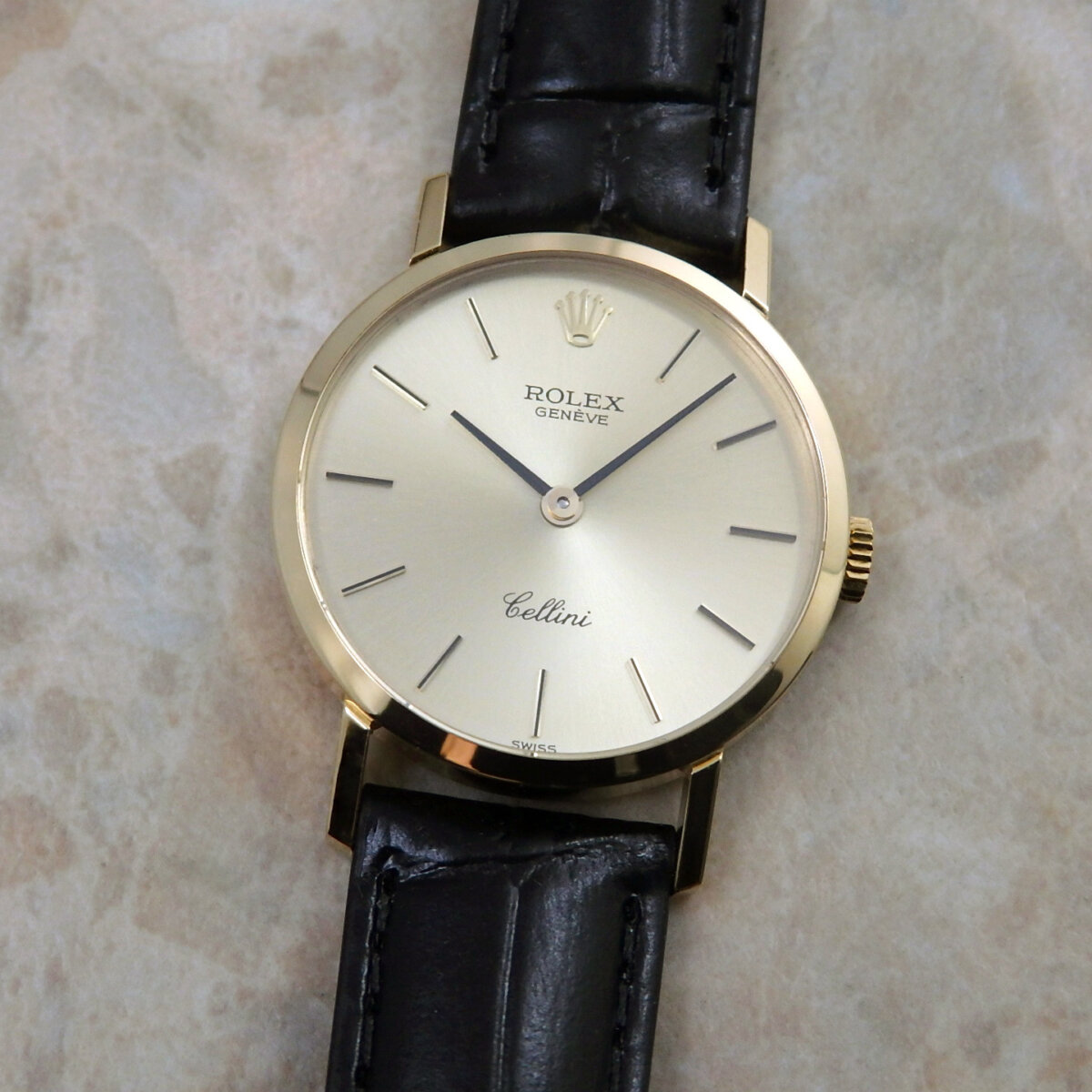 ロレックス チェリーニ レディース 18KYG金無垢 1974年製