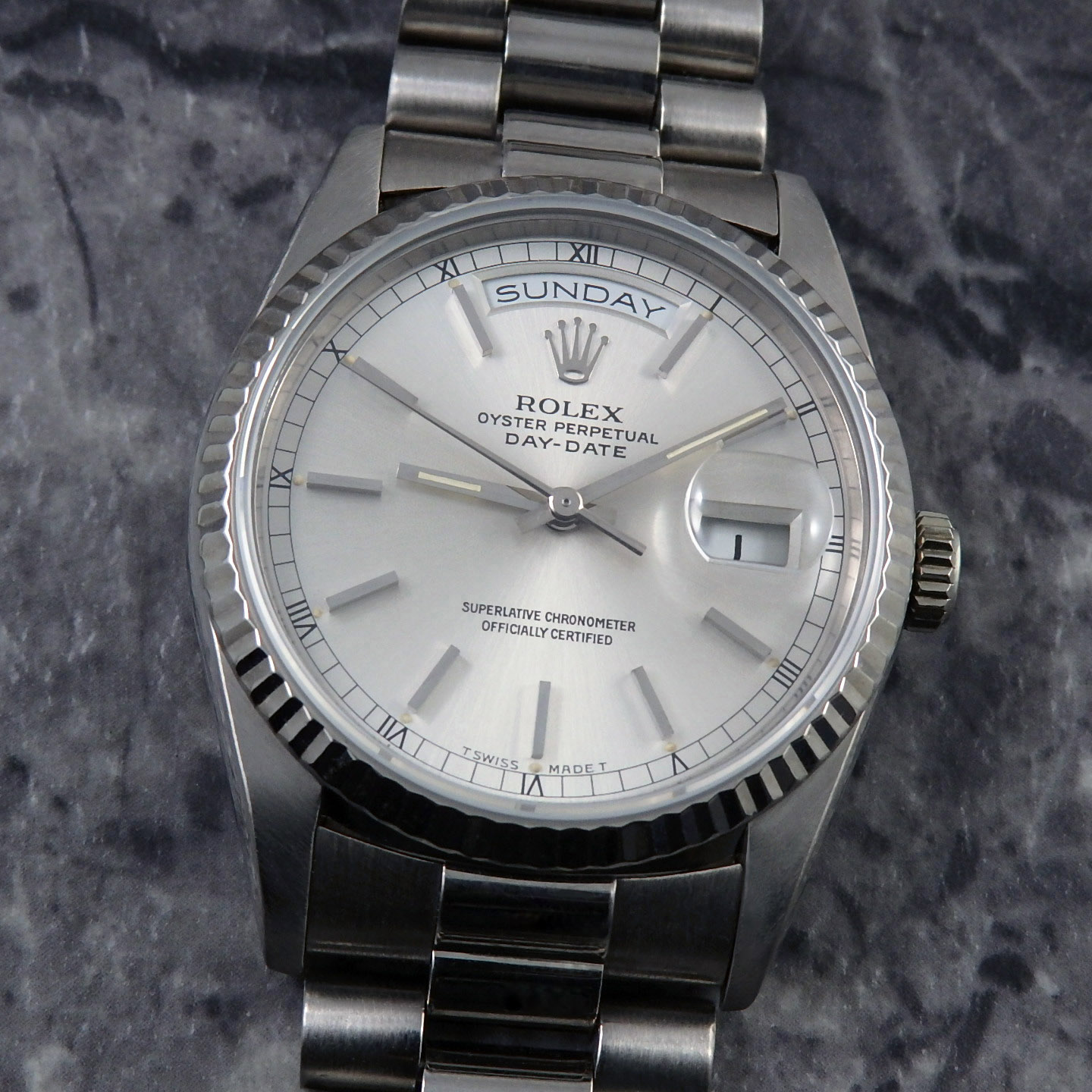 ロレックス デイデイト Ref.18239 18金無垢ホワイトゴールド 1993年製