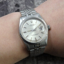 
                        ロレックス デイトジャスト Ref.1603 希少 シグマダイヤル 箱 保証書:画像6
                  