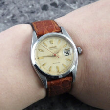 
                        ロレックス オイスターデイト 6494 赤黒カレンダー ヴィンテージ:画像6
                  