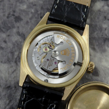 ロレックス オイスターパーペチュアルデイト Ref.6627 18KYG ボーイズ ムーブメント