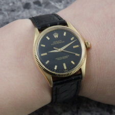 ロレックス アンティーク オイスターパーペチュアル Ref.6567 18KYG 金無垢:画像6