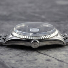 ロレックス デイトジャスト 1601 ヴィンテージ ブラック ミラー ダイヤル:画像2