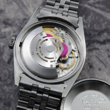 ロレックス デイトジャスト 1601 ヴィンテージ ブラック ミラー ダイヤル:画像5