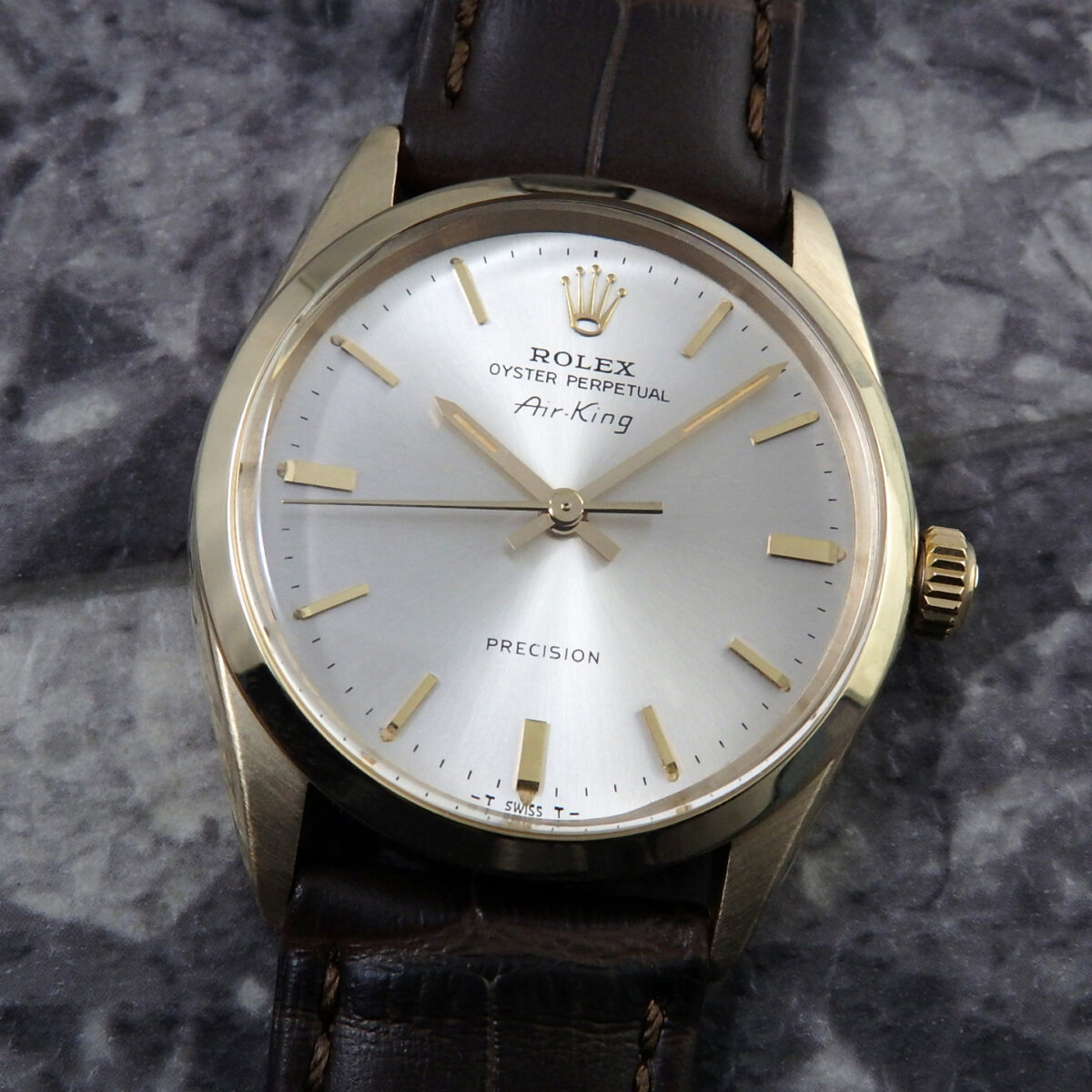 ロレックス エアキング Ref.5500 希少 金無垢 イエローゴールド ROLEX