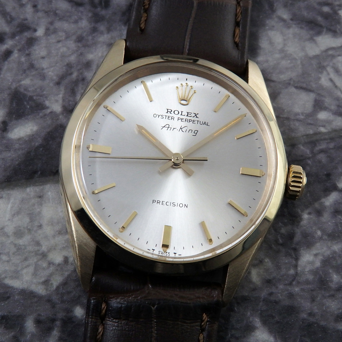 ロレックス エアキング Ref.5500 希少 金無垢 イエローゴールド ROLEX