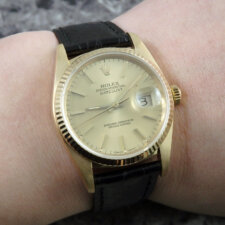 
                        ロレックス デイトジャスト 16018 YG Cal.3035 1985年:画像6
                  