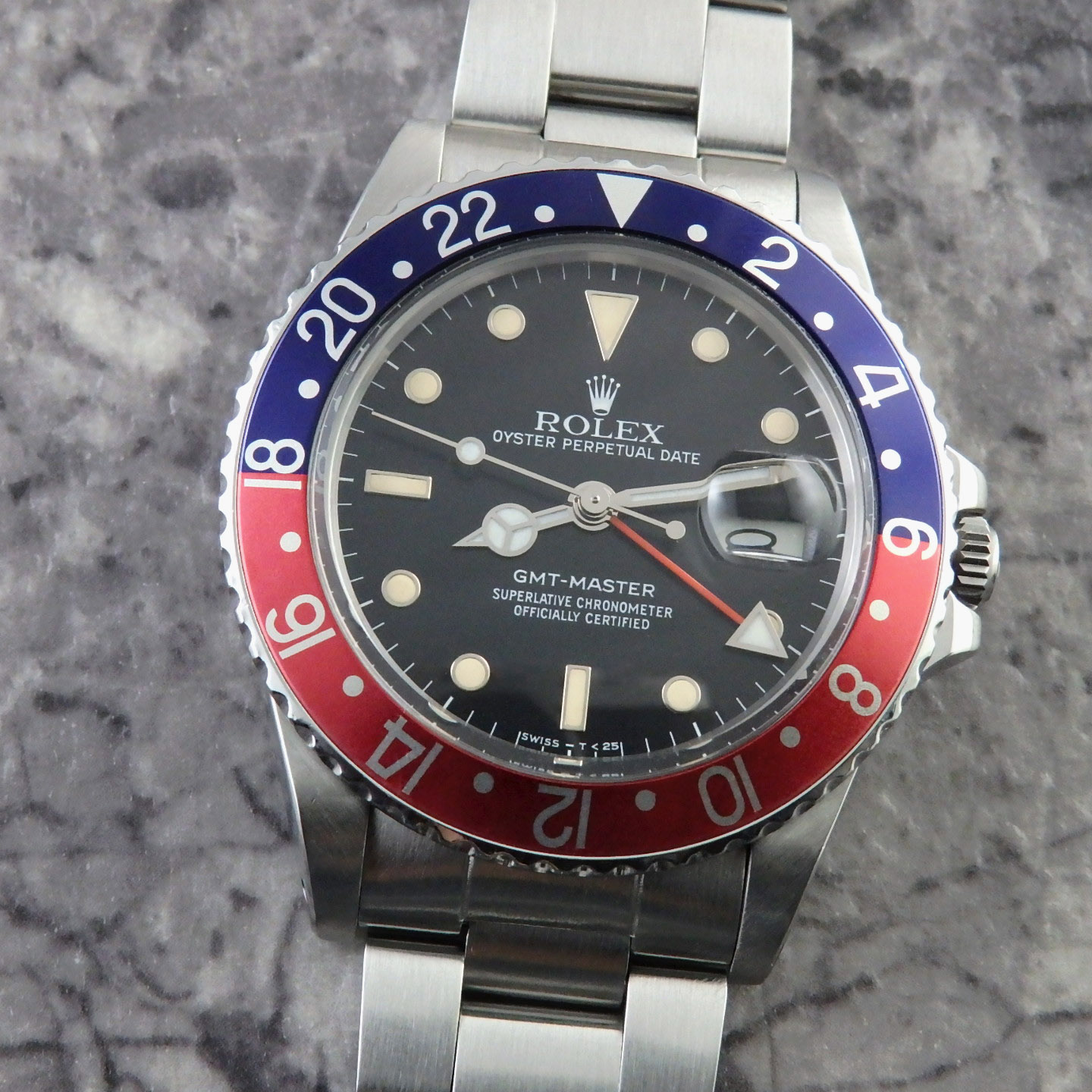 ロレックス GMT マスター 16750 ヴィンテージ 1984年 ギャランティ 