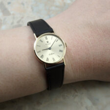 ロレックス レディース 金無垢 18KYG Ref.3810 1972年 希少 ローマダイヤル:画像6