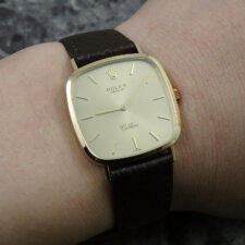 ロレックス チェリーニ Ref.4114 金無垢 イエローゴールド 18KYG 1970’s 希少:画像6