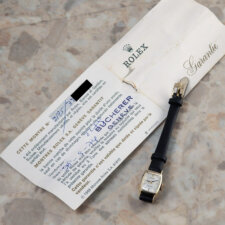 ロレックス レディース ヴィンテージ 1971年 金無垢 イエローゴールド ギャランティ付:画像4