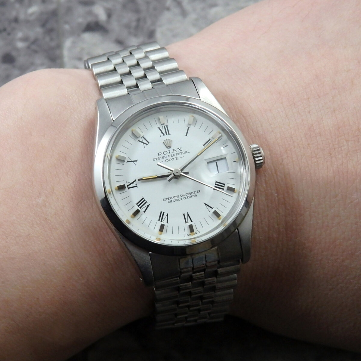 ROLEX オイスターパーペチュアル デイト REF.15000 1981年製 BUCHERER