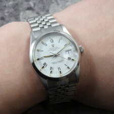 ROLEX オイスターパーペチュアル デイト REF.15000 1981年製 BUCHERER ギャランティ:画像6