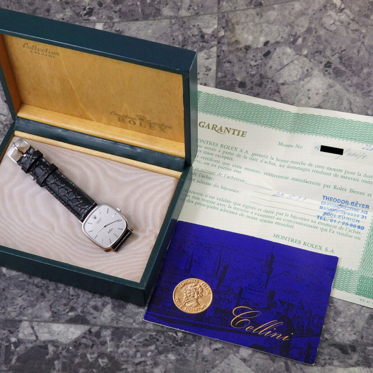 ROLEX チェリーニ Ref.4114 金無垢 ホワイトゴールド 18KWG 希少