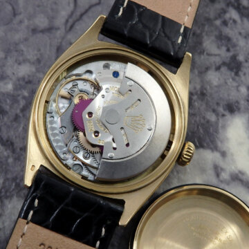 ROLEX デイトジャスト ヴィンテージウォッチ Ref.1601 YG 金無垢 イエローゴールド 希少 アルファハンド 自動巻き ムーブメント