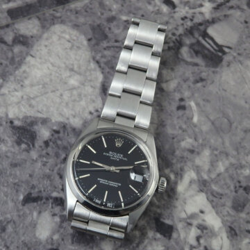 ROLEX オイスターパーペチュアルデイト REF.1500 ブラック 正面全体