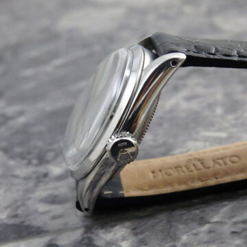 ロレックス OYSTER ROYAL Ref.6444 ブラック 側面 リューズ