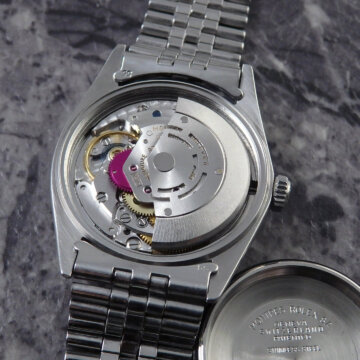 ロレックス デイトジャスト Ref.1601 ブラック 自動巻 ジュビリーブレス ムーブメント