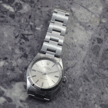 ロレックス オイスタースピードキング エンジンターンドベゼル Ref.6431 希少 1987年 ヴィンテージ 正面全体