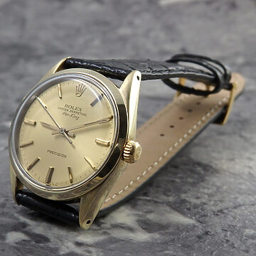 ロレックス エアキング VINTAGE アンティーク Ref.5520 希少 ROLEX Air king 1978年製 ノンデイト 自動巻 正面全体