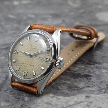 ロレックス オイスター ロイヤル 希少 Herringbone Dial Ref.6444 1956年 正面全体