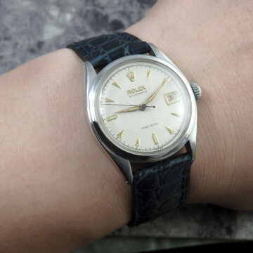 ロレックス ROLEX オイスターデイト OYSTERDATE 赤カレンダー Ref.6094 アンティーク 試着イメージ