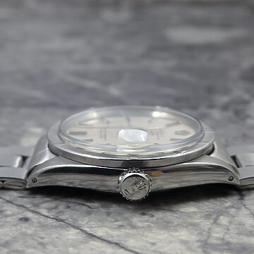 ROLEX オイスターパーペチュアルデイト 1501 1968年製 箱・ギャランティ付き 側面 リューズ