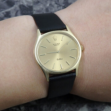 ROLEX チェリーニ メンズ Ref.3806 VINTAGE 時計 試着イメージ