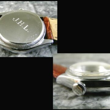 ロレックス スピードキング初期型 メルセデスハンド 1942年 背面