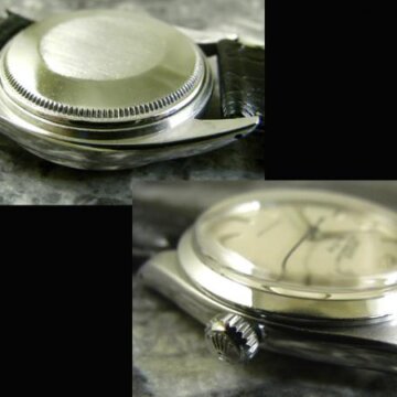 ロレックス ビッグエアキング 5504 アルファハンド スーパープレシジョン表記 希少 側面 リューズ