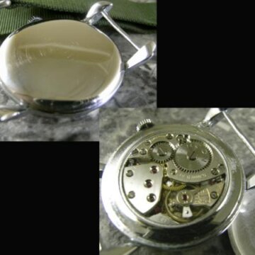 ロレックス マルコーニ ブリティッシュ カナディアンミリタリー 飛び数字 スモールセコンド 希少 背面