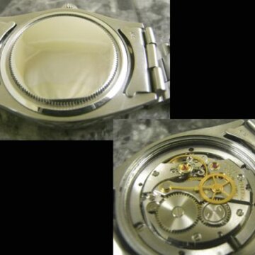 ロレックスオイスターデイト REF.6694 希少フェイス オリジナルブレス 1969年 背面