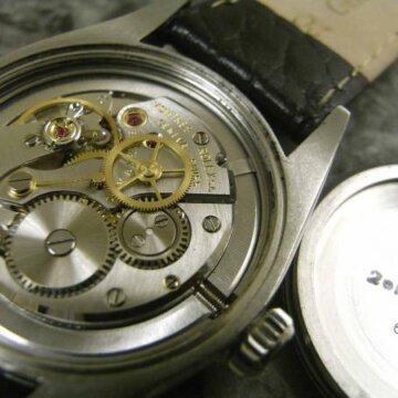 ロレックス オイスター 6426 シルバーフェイス 1974年 背面