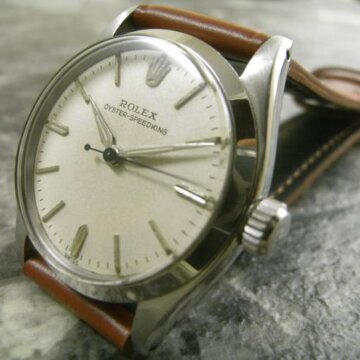 ロレックス オイスタースピードキング アルファハンド 1956年式 ディスコンモデル 正面全体